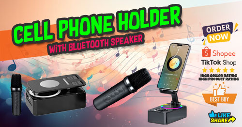 The Best Cellphone Holder With Blue Tooth Speaker for Karaoke