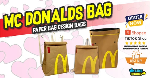 One of a Kind McDonald’s Paper Bag Design Bag